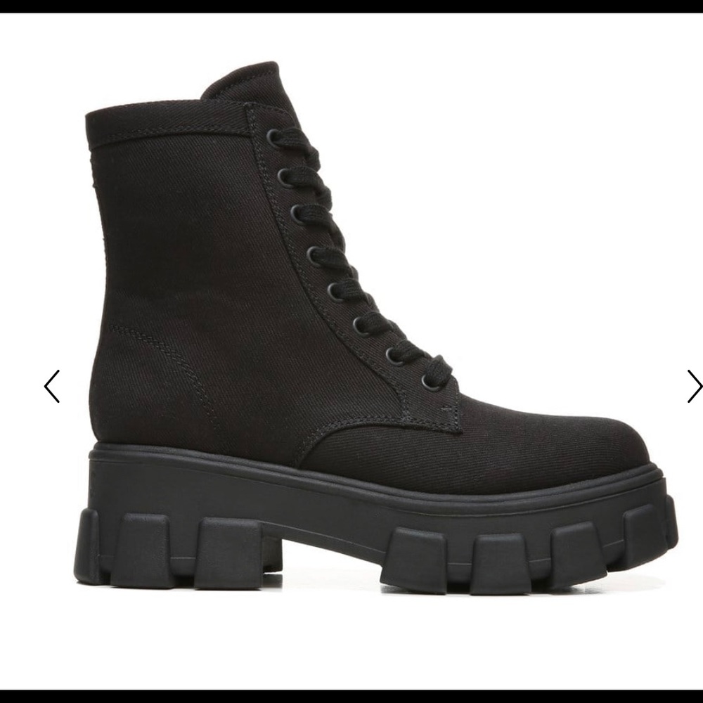 Circus by Sam Edelman black 9 combat boots - Dane - platform block heel lace up